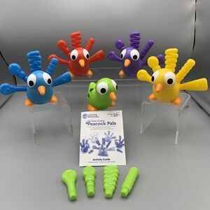 Learning Resources Fine Motor Peacock Pals 18+ Mos Kids Toys 29 Pieces Missing 1